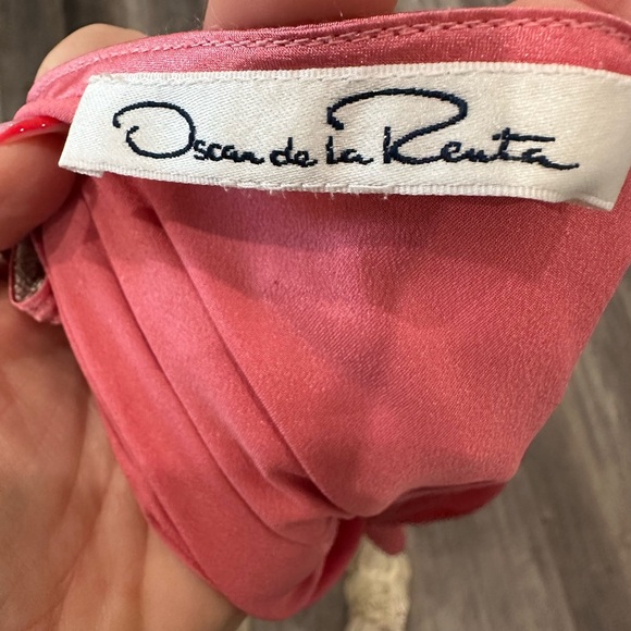 Vintage Oscar de la Renta Pink Robe size Small - Picture 4 of 5